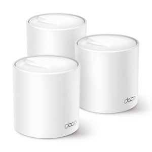 TP-Link Deco X50 AX3000 Mesh WiFi 6 System (3-Pack) – Dual-Band, Gigabit Ports, WPA3 Security
