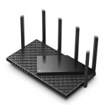 TP-Link Archer AXE75 Tri-Band WiFi 6E Router – AX5400, Gigabit Ports, USB 3.0, WPA3 Security