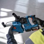 Bosch Professional 18V System Cordless Hammer Drill GBH 18V-22 (SDS plus, incl. 2x 4.0Ah Battery, GAL 18V-40 Fast Charger, L-BOXX)