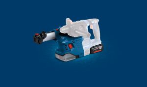 Bosch Professional 18V System Cordless Hammer Drill GBH 18V-22 (SDS plus, incl. 2x 4.0Ah Battery, GAL 18V-40 Fast Charger, L-BOXX)
