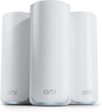 NETGEAR Orbi 770 Series (RBE773) – Tri-Band Wi-Fi 7 Mesh System, 3-Pack