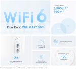 TP-Link Deco X10 (3-Pack) – AX1500 Whole Home Mesh Wi-Fi 6 System