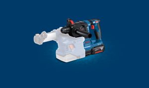 Bosch Professional 18V System Cordless Hammer Drill GBH 18V-22 (SDS plus, incl. 2x 4.0Ah Battery, GAL 18V-40 Fast Charger, L-BOXX)