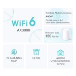 TP-Link Deco X50 AX3000 Mesh WiFi 6 System (3-Pack) – Dual-Band, Gigabit Ports, WPA3 Security