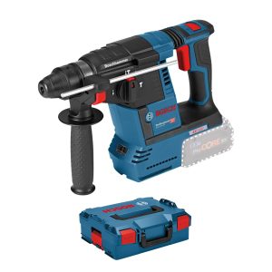 Bosch PRO 18V Cordless Hammer Drill GBH 18V-26 (SDS Plus, max. drill Ø concrete/steel/wood 26/13/30mm, L-BOXX, Body Only)