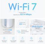 TP-Link Deco BE65 – BE9300 Tri-Band Wi-Fi 7 Mesh Router (1-Pack)