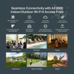 TP-Link Festa F65 Outdoor WiFi 6 Access Point AX3000 – Cloud Management, PoE, IP67 Weatherproof