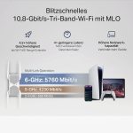 TP-Link RE655BE Tri-Band WiFi 7 Range Extender – BE9300, EasyMesh, 2.5G LAN, WPA3