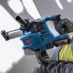 Bosch Professional 18V System Cordless Hammer Drill GBH 18V-22 (SDS plus, KickBack & Vibration Control, incl. GDE 18V-12, L-BOXX, Body Only)