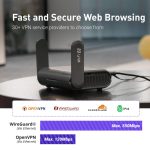 GL.iNet AXT1800 (Slate AX) – Portable Wi-Fi 6 Travel Router with VPN & Gigabit Ports