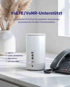 STRONG 5G WiFi Router – Wi-Fi 6 AX3000 Mobile Hotspot with Dual LAN