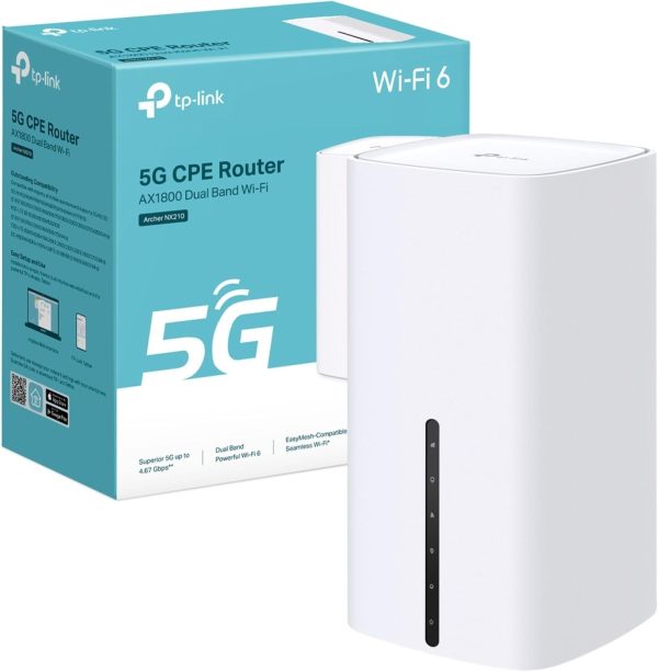 TP-Link Archer NX210 – 5G AX1800 Wi-Fi 6 Router with SIM Slot