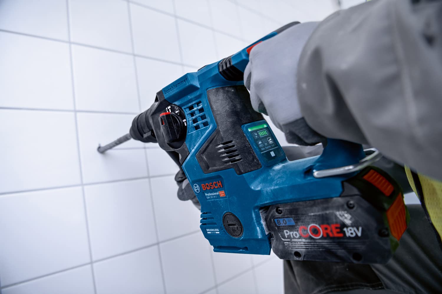 Bosch PRO 18V System Cordless Hammer Drill GBH 18V-28 C (incl. Auxiliary Handle, Grease Tube, Insert, L-BOXX, Body Only) Bosch PRO 18V System Cordless Hammer Drill GBH 18V-28 C (incl. Auxiliary Handle, Grease Tube, Insert, L-BOXX, Body Only)