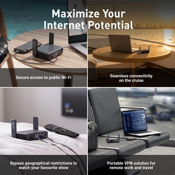 GL.iNet GL-BE3600 (Slate 7) – Portable Wi-Fi 7 Travel Router with VPN & 2.5G Port