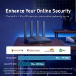 GL.iNet Flint 3e (GL-BE6500) – Wi-Fi 7 VPN Router with 5× 2.5G Ports