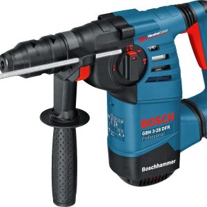 Bosch Professional Rotary Hammer GBH 3-28 DFR (incl. Cloth, 13mm Keyless Chuck, Quick-Change SDS plus Chuck, Auxiliary Handle, Grease Tube, Case)