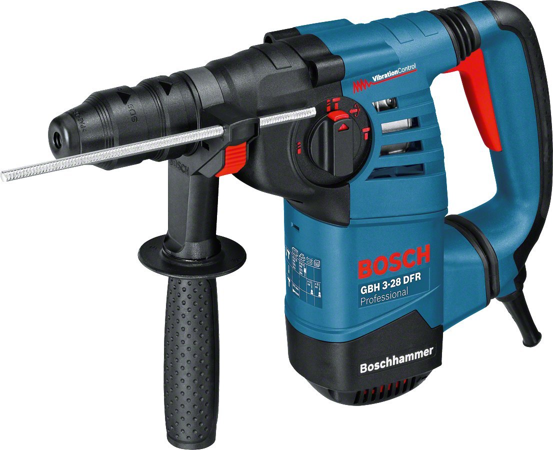 Bosch Professional Rotary Hammer GBH 3-28 DFR (incl. Cloth, 13mm Keyless Chuck, Quick-Change SDS plus Chuck, Auxiliary Handle, Grease Tube, Case) Bosch Professional Rotary Hammer GBH 3-28 DFR (incl. Cloth, 13mm Keyless Chuck, Quick-Change SDS plus Chuck, Auxiliary Handle, Grease Tube, Case)