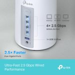TP-Link Deco BE65 – BE9300 Tri-Band Wi-Fi 7 Mesh Router (1-Pack)
