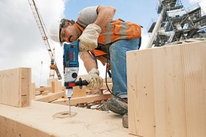 Bosch Professional Impact Drill GSB 21-2 RCT (13–22mm in Concrete, 1300 Watt, incl. 13mm Keyless Chuck, Depth Stop 210mm, Auxiliary Handle, Carry Case)