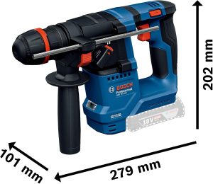 Bosch PRO 18V System Cordless Hammer Drill GBH 18V-18 X (ONECHUCK, incl. L-BOXX 136)