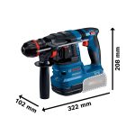 Bosch PRO 18V System Cordless Hammer Drill GBH 18V-22 X (incl. L-BOXX 136)