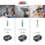 Bosch Cordless Hammer Drill UniversalHammer 18V (1x 4.0Ah Battery; 18V System; Drilling, Hammer Drilling, Chiselling & Screwdriving; in Case)