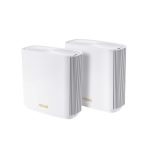 ASUS ZenWiFi XT8 AX6600 WiFi 6 Mesh System – 2-Pack, AiMesh, 2.5G WAN & AiProtection