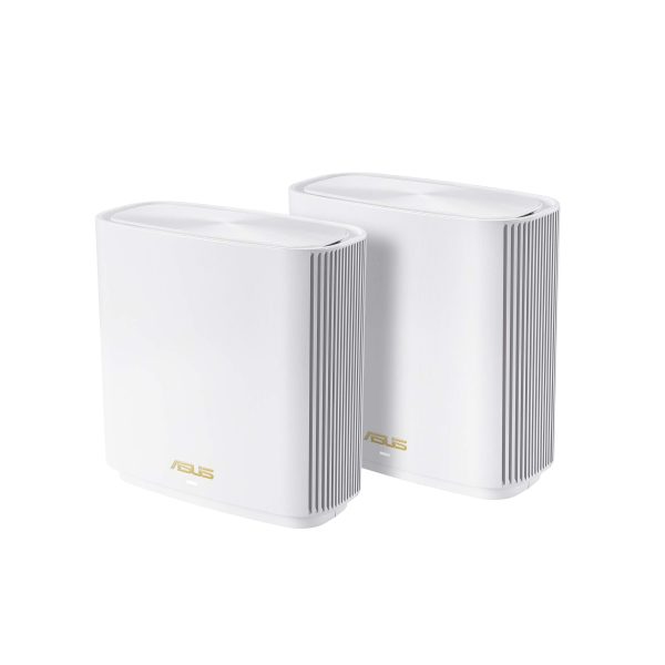ASUS ZenWiFi XT8 AX6600 WiFi 6 Mesh System – 2-Pack, AiMesh, 2.5G WAN & AiProtection