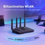 GL.iNet GL-MT6000 (Flint 2) – Wi-Fi 6 Gaming Router with 2×2.5G & 4×Gigabit Ports