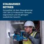 Bosch Professional 18V System Cordless Hammer Drill GBH 18V-22 (SDS plus, incl. 2x 4.0Ah Battery, GAL 18V-40 Fast Charger, L-BOXX)