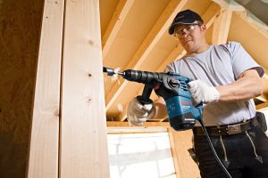 Bosch Professional Rotary Hammer GBH 3-28 DFR (incl. Cloth, 13mm Keyless Chuck, Quick-Change SDS plus Chuck, Auxiliary Handle, Grease Tube, Case)