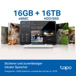 TP-Link Tapo H500 HomeBase – Smart Hub with 16GB Storage, Expandable to 16TB