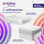 STRONG Atria Mesh AX3000 WiFi 6 Add-On Kit (3-Pack) – Dual-Band Coverage, Gigabit Ports, White