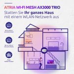 STRONG Atria Mesh AX3000 WiFi 6 Add-On Kit (3-Pack) – Dual-Band Coverage, Gigabit Ports, White
