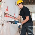 Bosch PRO Hammer Drill GBH 2-28 F (incl. Auxiliary Handle, Depth Stop 210mm, Cloth, Keyless Chuck, Quick-Change SDS plus Chuck, Carry Case)