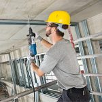 Bosch PRO Hammer Drill GBH 2-28 F (incl. Auxiliary Handle, Depth Stop 210mm, Cloth, Keyless Chuck, Quick-Change SDS plus Chuck, Carry Case)