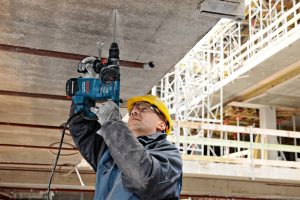 Bosch Professional Rotary Hammer GBH 3-28 DFR (incl. Cloth, 13mm Keyless Chuck, Quick-Change SDS plus Chuck, Auxiliary Handle, Grease Tube, Case)