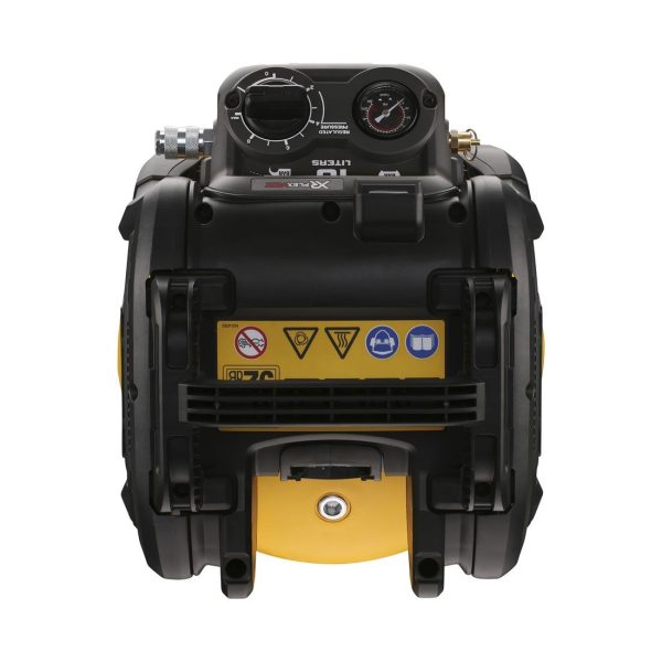 DeWalt DCC1054T2-GB 54V XR FLEXVOLT Cordless 10L Air Compressor incl. 2x DCB546 Batteries