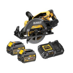 DeWalt DCS577T2-GB 54V XR FLEXVOLT High-Torque 190mm Circular Saw incl. 2x DCB546 Batteries