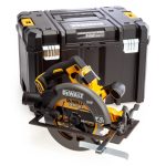 DeWalt DCS578NT-XJ 54V XR FLEXVOLT 190mm Brushless Circular Saw, Body Only, in TSTAK Case