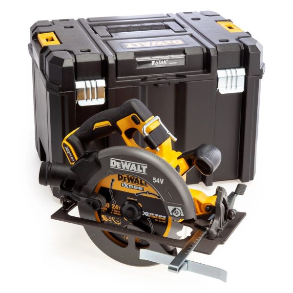 DeWalt DCS578NT-XJ 54V XR FLEXVOLT 190mm Brushless Circular Saw, Body Only, in TSTAK Case