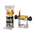 DeWalt DCW604NT-XJ 18V XR Brushless 1/4" Router, Body Only, in TSTAK Case