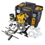 DeWalt DCW604NT-XJ 18V XR Brushless 1/4" Router, Body Only, in TSTAK Case