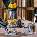 DeWalt DCW604NT-XJ 18V XR Brushless 1/4" Router, Body Only, in TSTAK Case