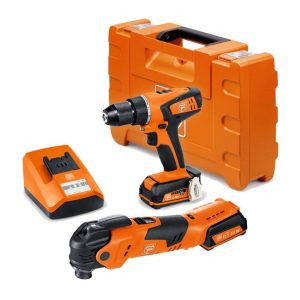 Fein MM 300 Multitool & Drill Driver 12V Twin Kit incl. 2x 2.5Ah Batteries