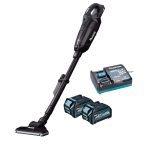 Makita CL002GD205 40V Max XGT Cordless Brushless Vacuum Cleaner Black incl. 2x 2.5Ah Batteries