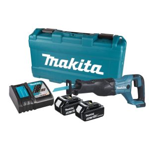 Makita DJR186RTE 18V LXT Cordless Reciprocating Saw incl. 2x 5.0Ah Batteries